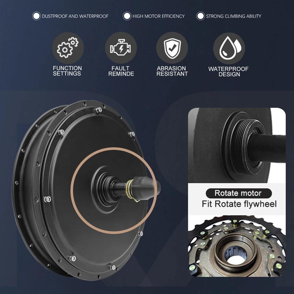 New Upgrade Ebike Conversion K - огляд і ціна 5000W Hub Motor Kit 72V