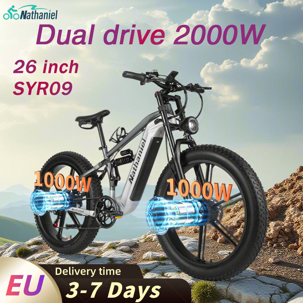 Nathaniel SYR09 Electric Bike  - огляд і ціна Dual Motor Ebike Kit 2000W