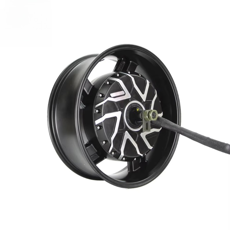 QSMOTOR 17X6.0 Inch 273 12000W - огляд і ціна 12000W Electric Motorcycle Hub Motor