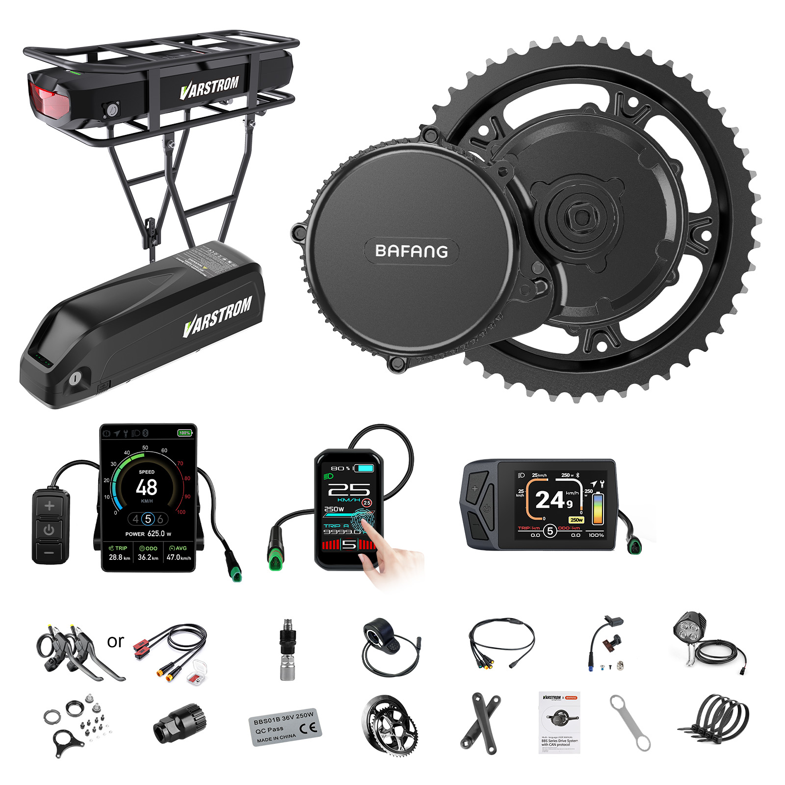 [US Shipping] Bafang Motor 750 - огляд і ціна Torque Sensor Mid Drive Motor Kit
