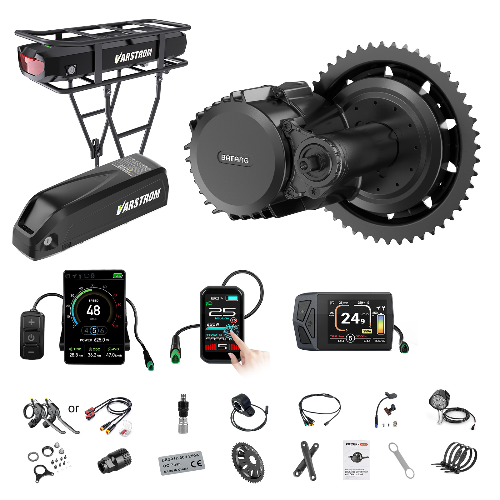 [US Shipping] Bafang Motor 750 - огляд і ціна Torque Sensor Mid Drive Motor Kit