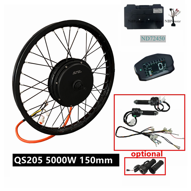 NBpower/QS205 V3 72v 5000W Ebi - огляд і ціна 5000W Hub Motor Kit 72V