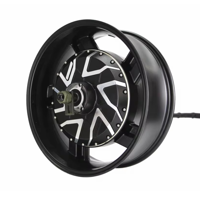 QS Motor 12000W 17X6.0inch V41 - огляд і ціна 12000W Electric Motorcycle Hub Motor