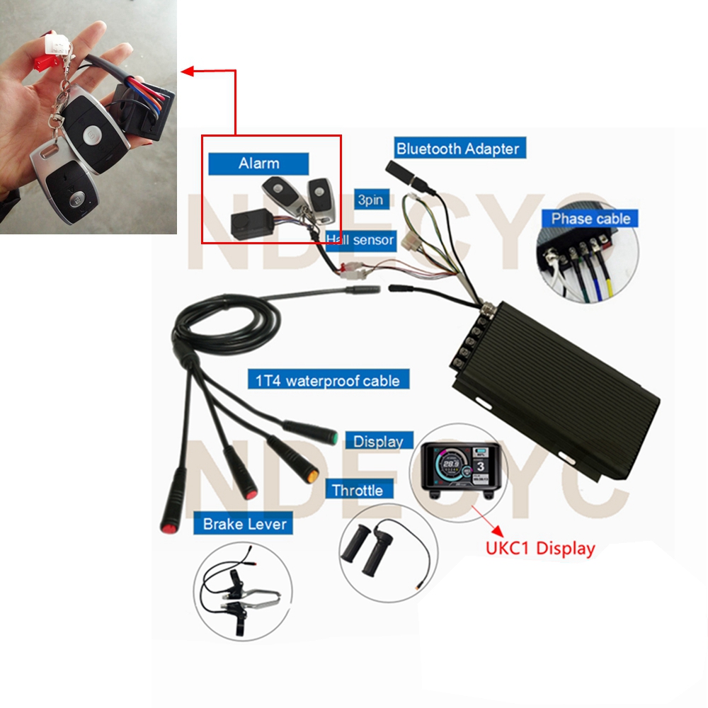 QS205 V3 48-72v 5000W 3.5T/5T  - огляд і ціна 5000W Hub Motor Kit 72V
